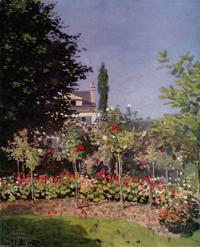 Garden in Flower Claude Monet